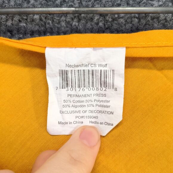 Official Boy Scout of America Cub Scout Wolf Rank Neckerchief Yellow - Picture 8 of 8